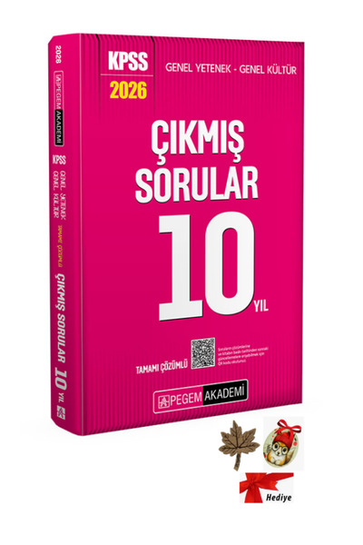 Pegem Akademi Yayıncılık 2026 KPSS Genel Yetenek Genel Kültür Tamamı Çözümlü ...