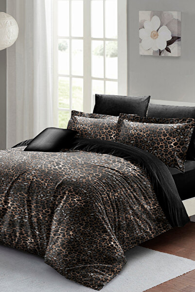 PerlaSera Double Duvet Cover Set Closely Woven Cotton Satin 3D Special Design...