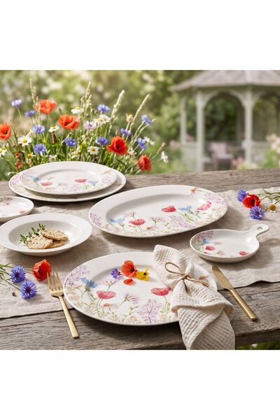 ROYAL CANTERBURY Blooming Field 53 Parça Yemek Takımı