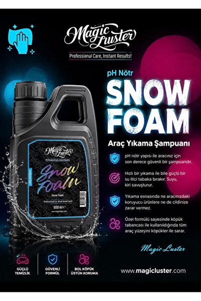 Genel Markalar Konsantre pH Notr Hydrophobic Oto Şampuan 1 Litre (1/200) | Sn...