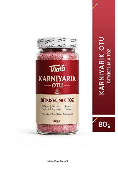 Viata Karnıyarık Otu Tozu Psyllium Bitkisel Karışımlı Toz 80 Gr