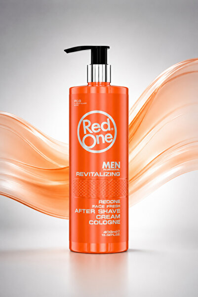 Red One Redone Revitalizing Turuncu Krem Kolonya Tıraş Sonrası Balsam Rahatlatır Ve Ferahlatır 400 ml