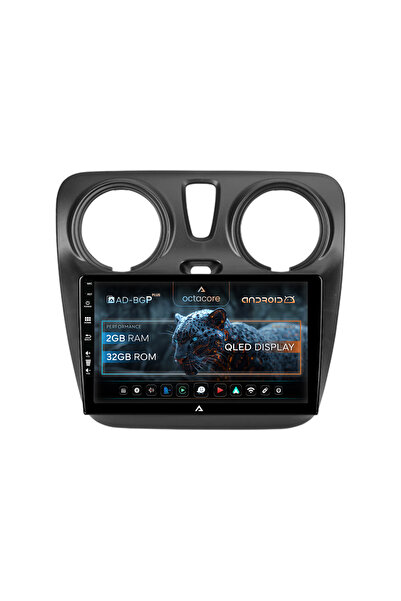 AutoDrop Navigație Android Dacia Dokker / Lodgy, 9 inch, 2GB RAM