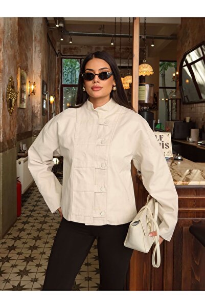 ESRAHELVACI Hakim Collar Tape Closure Jacket