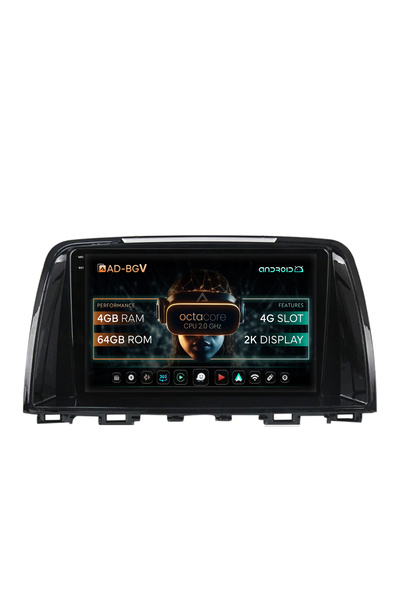 AutoDrop Navigatie Mazda 6 (2013-2015),Android 13,V-Octa/4GB RAM+64GB ROM,9.5"
