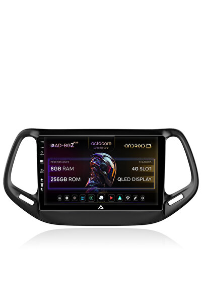 AutoDrop Navigație Android Jeep Compass (2016+), 10.1 inch, 8GB RAM