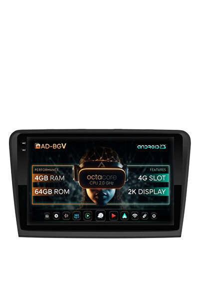 AutoDrop Navigatie Skoda Superb 2 (2008-2015),Android 13,V-Octa/4GB RAM+64GB ...