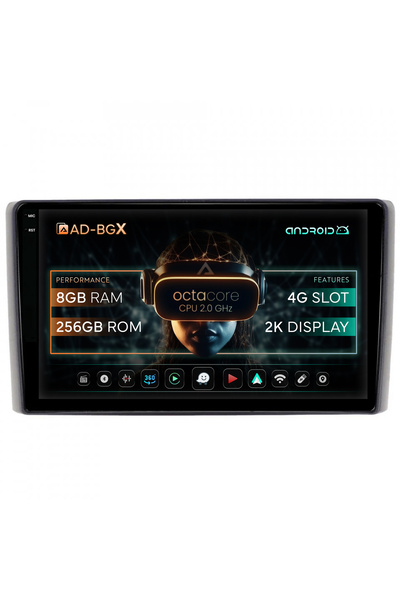 AutoDrop Navigație Android Iveco Daily (2006-2014), 9,5 inch, 8GB RAM