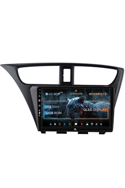 AutoDrop Navigație Android Honda Civic Hatchback (2012-2015), 9 inch, 2GB RAM