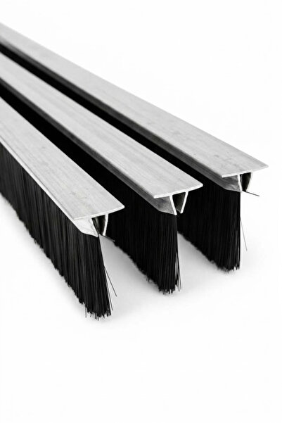 Baysan Fırça T Alüminyum Profil Kapı Altı Fırçası 100 cm 3'lü Paket | 30 mm K...