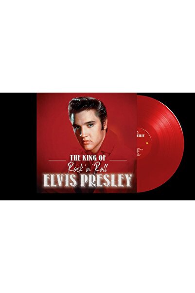 plakmarketi RENKLİ PLAK - Elvis Presley / The King of rock'n Roll (Kırmızı LP)
