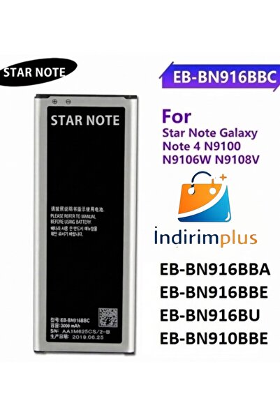 Genel Markalar Day Samsung Galaxy Note 4 Sm-n910j Batarya Pil Eb-bn916bba Eb-...