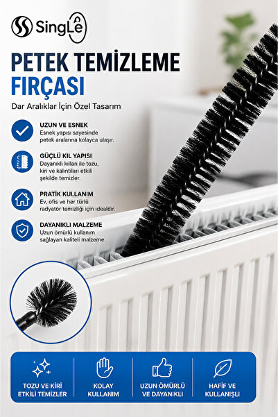 Single Heater Radiator Cleaning Brush
