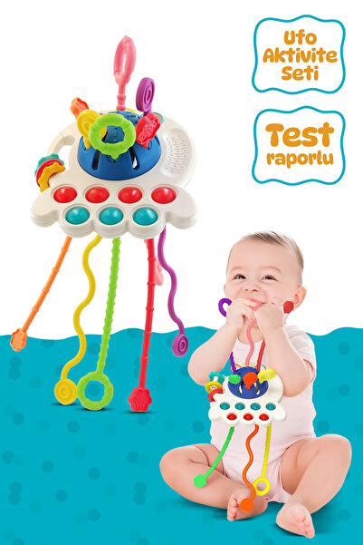 Circle Toys UFO Eğitici Duyusal Aktivite Oyuncağı - 1-3 Yaş Yürümeye Başlayan...