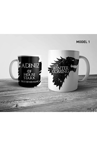 Pixxa House Stark Kişiye Özel İsimli Kupa Bardak