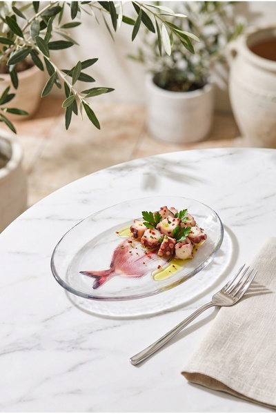 Paşabahçe Olta Meze Tabağı Pembe