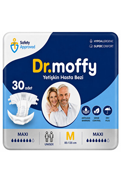 Dr. Moffy Yetişkin Hasta Bezi Medium 30 Adet
