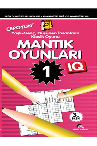Ekinoks Yayın Grubu Mantık Oyunları 1 - 7'den 77'ye Genç, Yaş Almış Düşünen T...