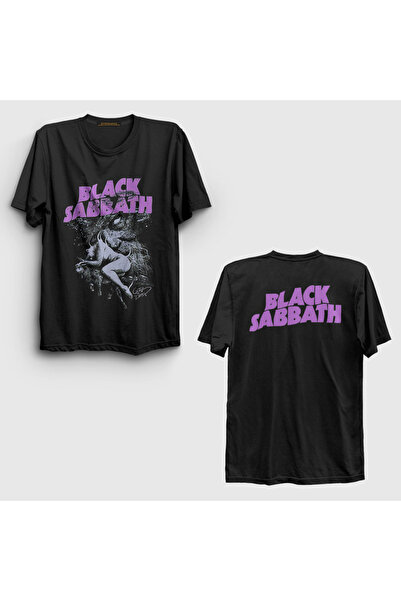 Presmono Μπλουζάκι Unisex Black God Metal Black Sabbath με στάμπα στην πλάτη ...