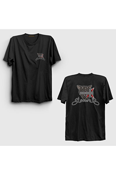 Presmono Μπλουζάκι Unisex Black God Dog V2 Johan Lookism Back με τύπωμα 587368tt