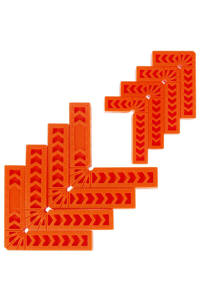 Choice orange 8pcs 8pcs 90 degree positioning square right angle clips 4 inch...