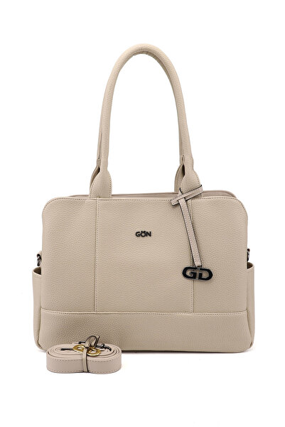 GÖNDERİ(R) Women's Light Mink Long Strap Hand and Shoulder Bag