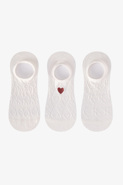 Penti Love Jacqoard 3lü Sneaker Çorabı
