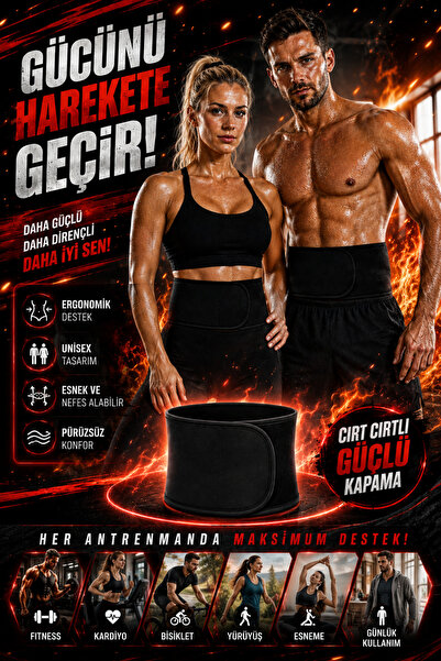 SAUNA SUIT Curea de corset termic unisex |   Design flexibil și reglabil, pot...