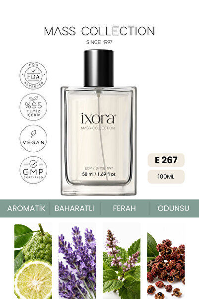ixora E267 Samurai Erkek Parfüm 100 ml Edp