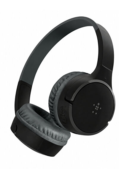 Belkin سماعات رأس لاسلكية صغيرة SoundForm تعمل بتقنية البلوتوث، باللون الأسود