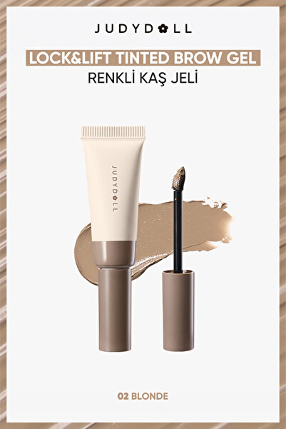 JUDYDOLL Lock & Lift Renkli Kaş Jeli 02 Blonde | Kaş Sabitleyici & Brow Gel
