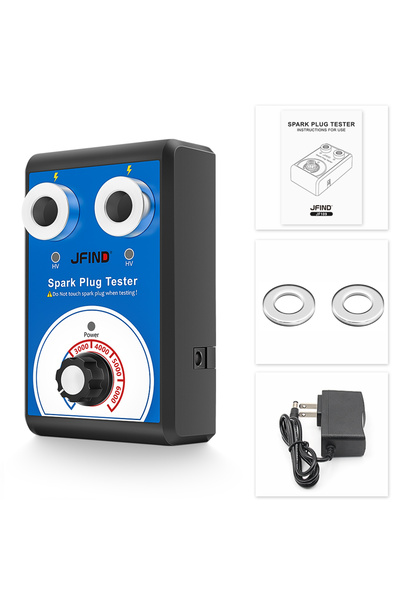 Choice1 JF109 US Plug Car Spark Plug Tester 0-6000rpm 110V 220V Double Hole D...