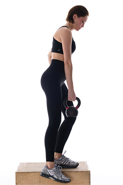 Penti Siyah Wonder Yüksek Destek Yüksek Bel Ceplil Curvy Pocket Tayt