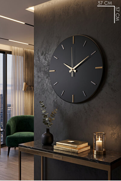 MOOCLOCK Sada Model Modern, Dekoratif, Metal, Aynalı, Sessiz Akar Mekanizmalı...