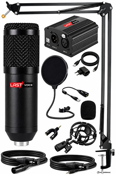 Lastvoice Bm800yp Youtuber Mikrofon Phantom Stand Filtre 7.1 Seti