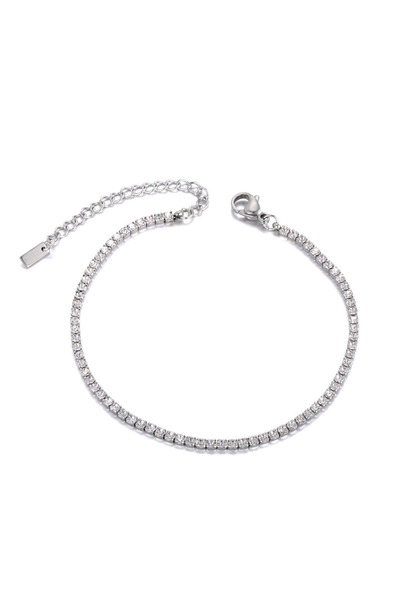 Choice B19108P AENINE Sparkling CZ Crystal Charm Bracelets Bangles For Women ...