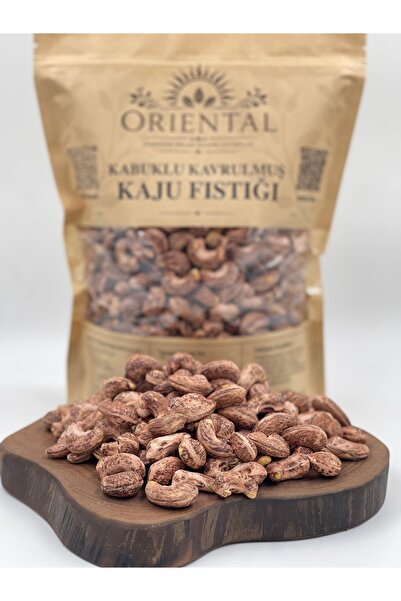 Oriental Zarlı Kaju Superjumbo -Yağsız Odun Ateşinde Pişmiş- Az Tuzlu 1 KG