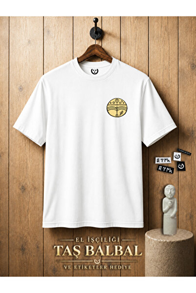 ALTAY DAVULU - Baskılı Unisex Regular Fit Tişört