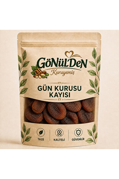 GÖNÜLDEN KURUYEMİŞ GÜN KURUSU KAYISI 250GR YENİ MAHSÜL İRİ BOY