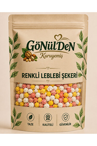 GÖNÜLDEN KURUYEMİŞ RENKLİ LEBLEBİ ŞEKERİ 250GR.