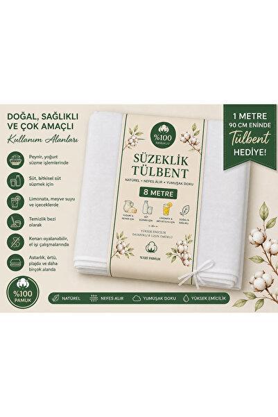 mustafa tekstil %100 Pamuklu Süzeklik Tülbent