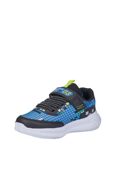 Kid's World Pixel Block Themed Anatomical A+Quality Children's Sports Shoes