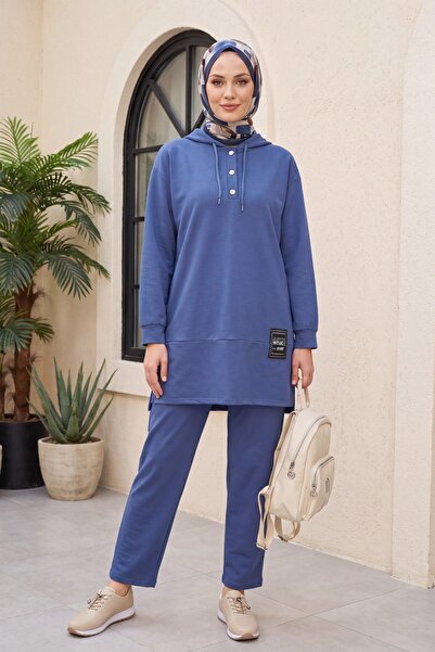 Modamorfo Snap-on Arma detaljan dvostruki dres set - indigo