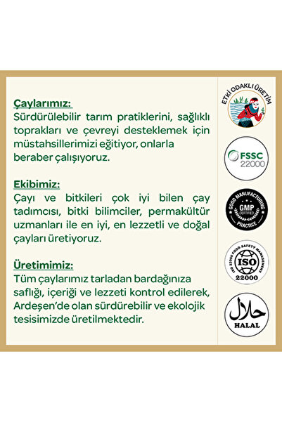 LAZİKA Hisli Harman İstirahat Bitki Çayı 18'li PLA Poşet - Papatya, Melisa, Ihlamur, Çarkıfelek Çiçeği
