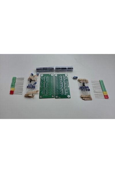 Cerc de electronica Kit VU-metru stereo LM324 – 12 LED-uri