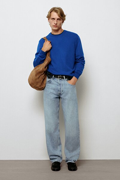Massimo Dutti Geniş paça jean