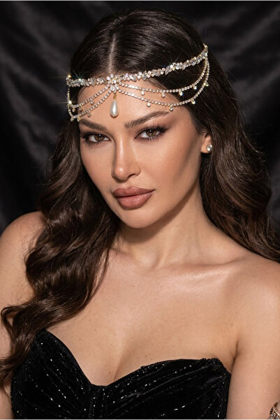 bb bridal boutique İncili Alınlık After parti alınlık saç aksesuarı doğum gün...