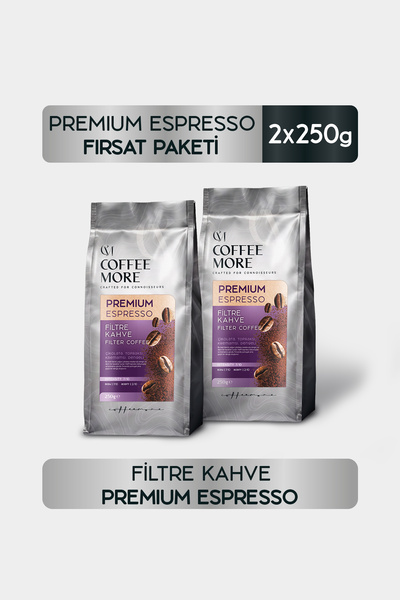C.M Coffee More قهوة إسبريسو فاخرة مفلترة 250 جرام × 2 قطعة