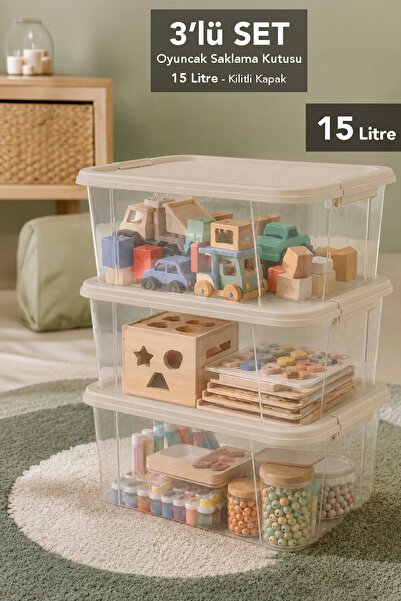 Meleni Baby 3-Piece Item Storage Organizer - Baby and Kids Room Toy Organizer...