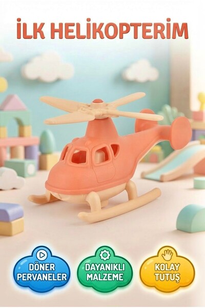 Tıfıl Toys Orange Tiny Helicopter - Single Pack 30942